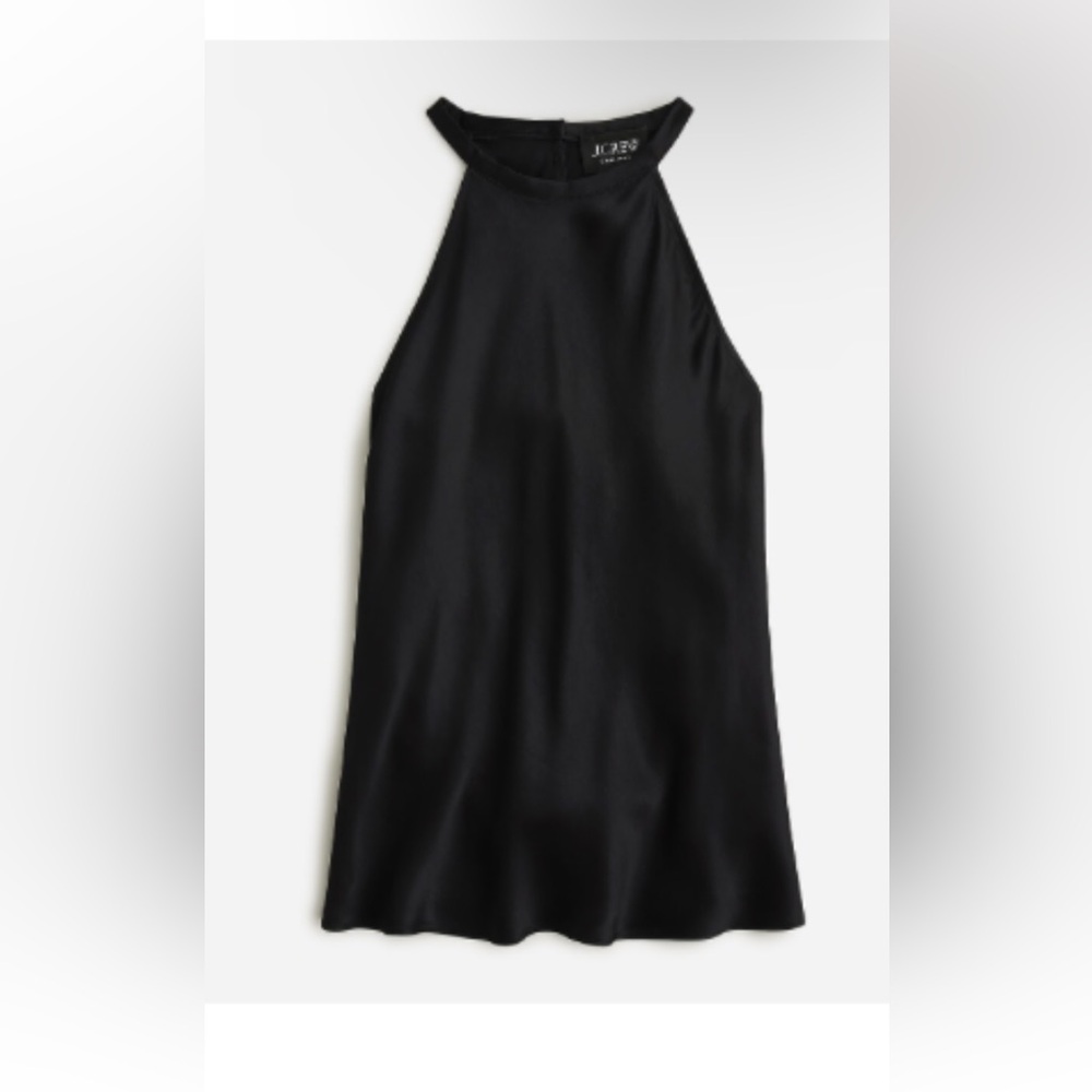 J.Crew amber top luster crepe